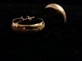 Brinco folheado a ouro 18k argola - Médio